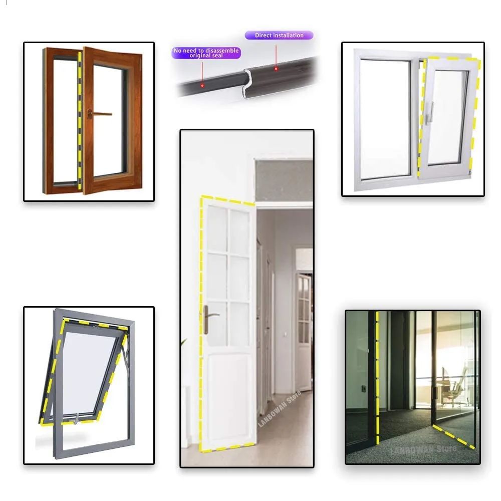 Self Adhesive Window Gap Sealing Strip (5M)