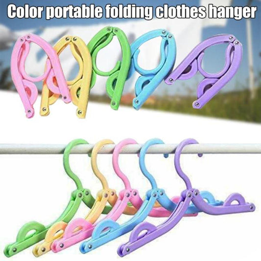 Foldable plastic Cloth Hanger
