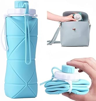 Foldable Silicone Water Bottle 600Ml