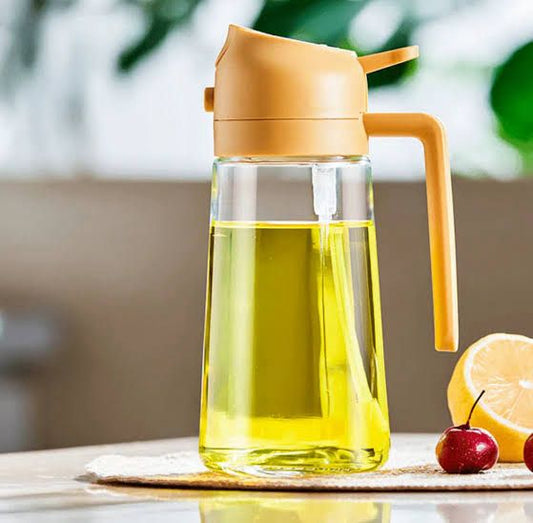 2 in 1 Oil Kettle, Oil Spray Bottle And Dispenser