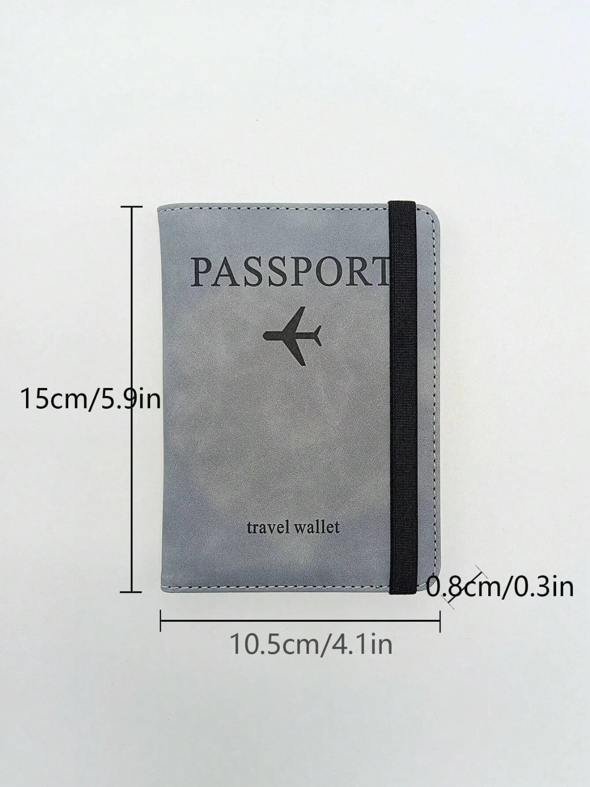 Leather Passport & Card Holder Travel Wallet
