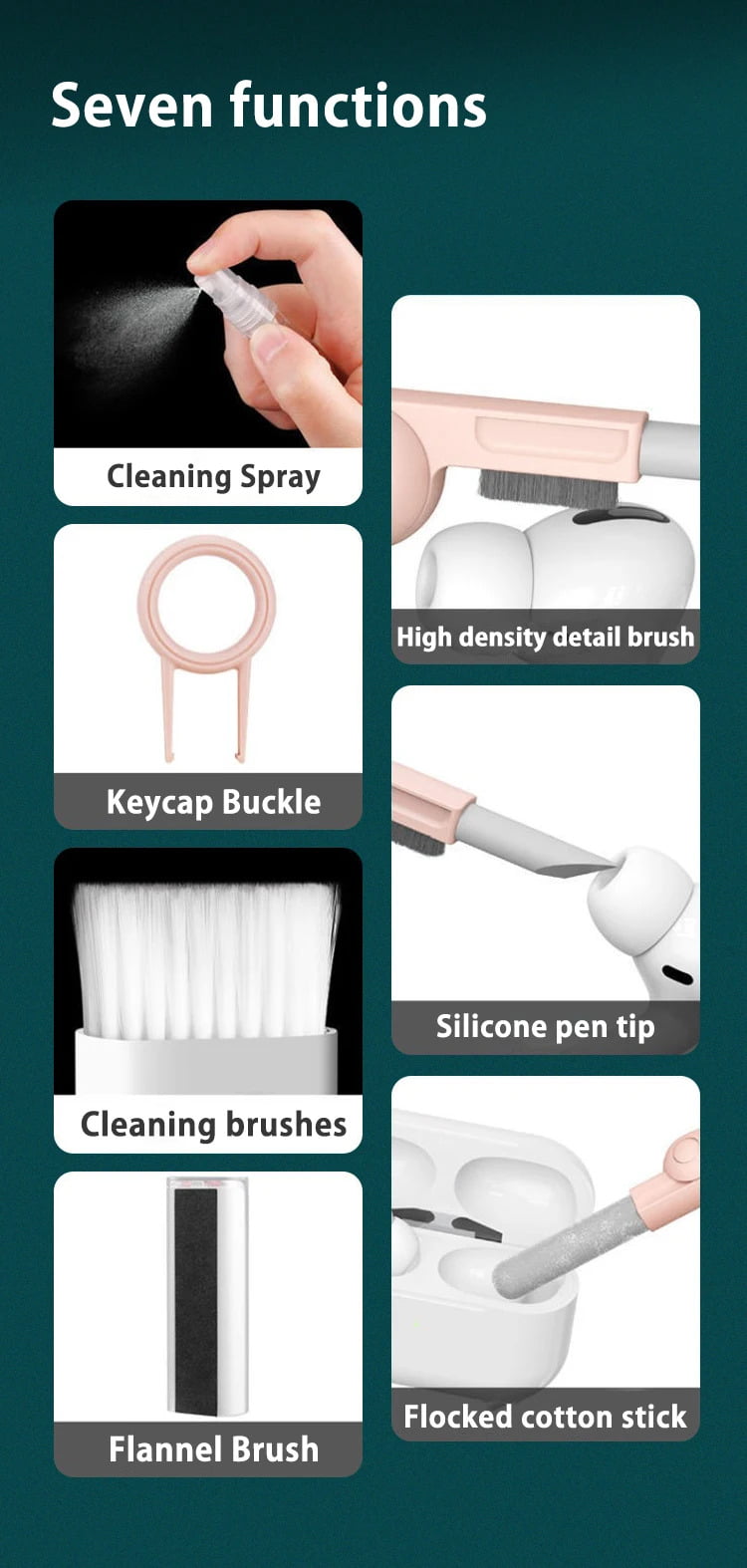 7-in-1 Smart Cleaning Tool