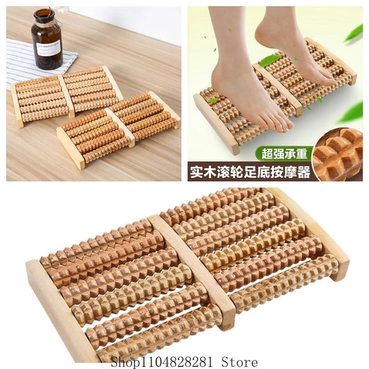 1pc Wooden Foot Massager