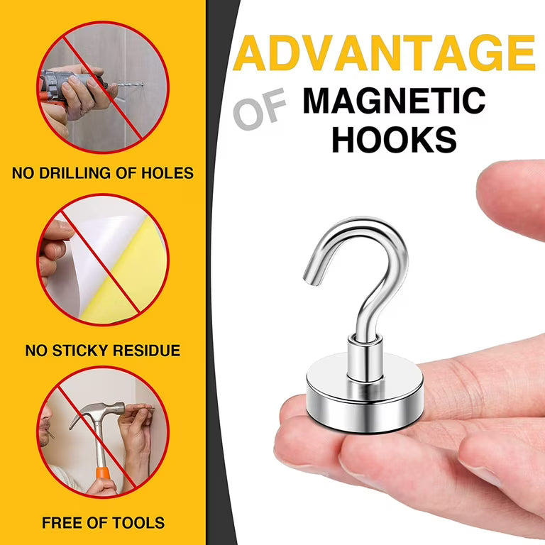 Heavy Duty Magnetic Metal Hook