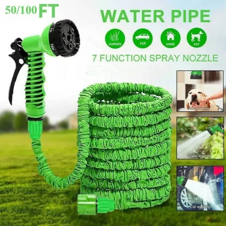 Expandable Magic Hosepipe, Garden Water Pipe (100 ft)