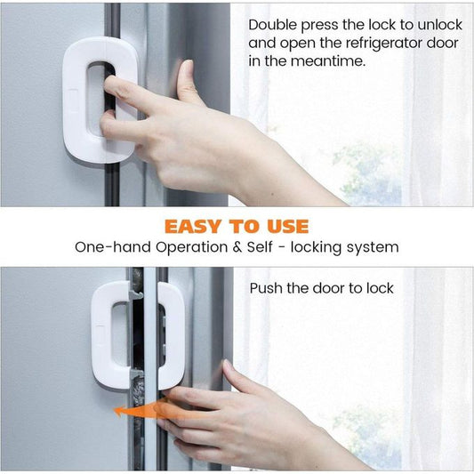 Multifunctional Fridge Door Drawer Lock Pack of 2
