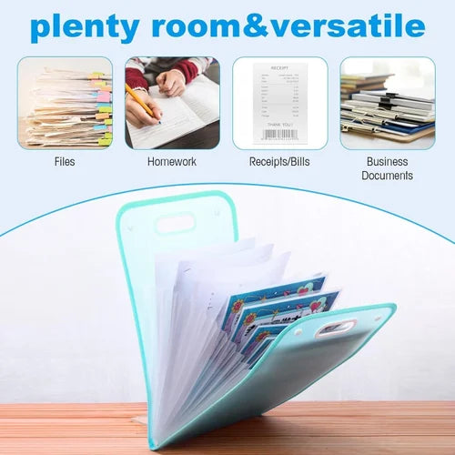 Multi-Layer Expanding Document Organizer Bag
