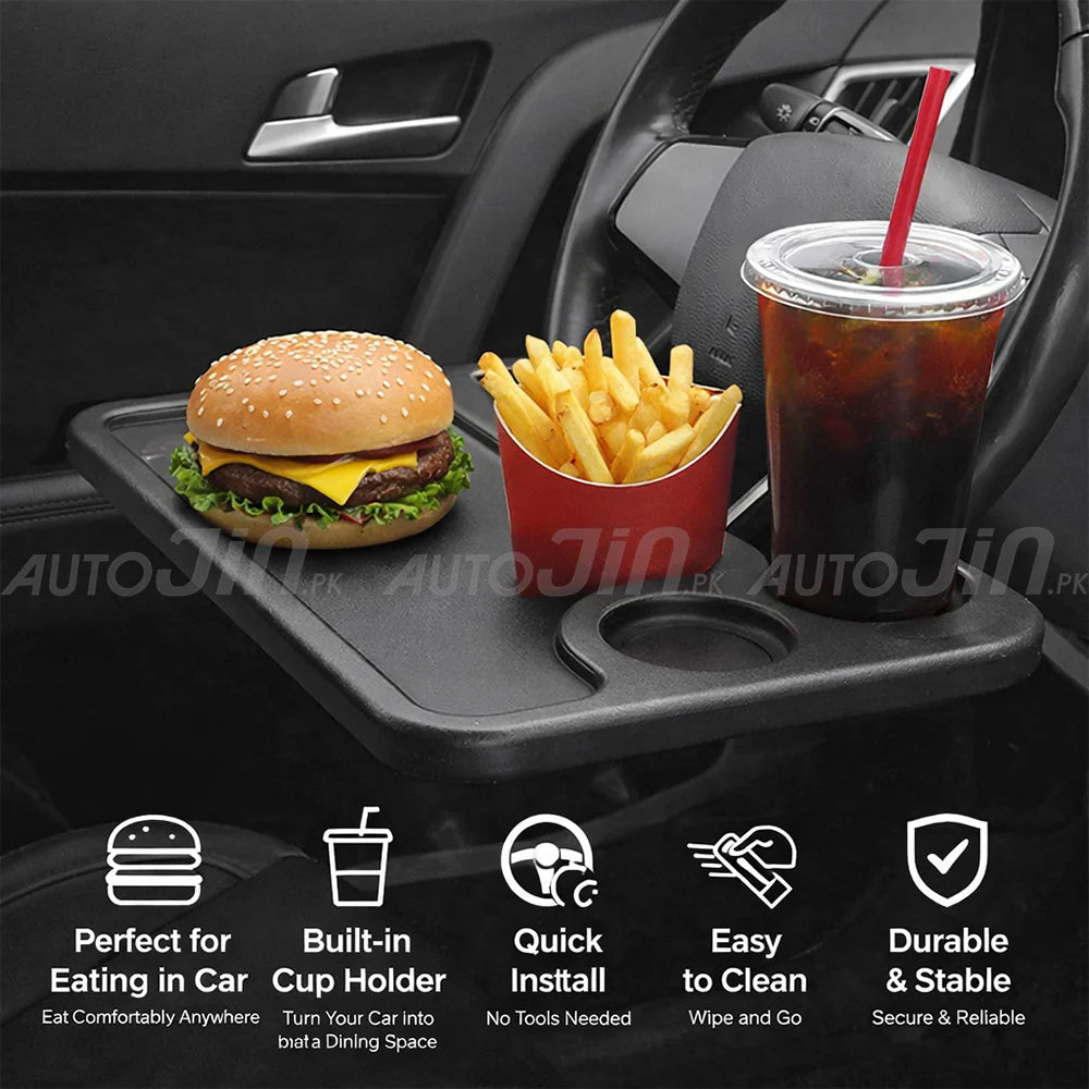 Portable Car Steering Wheel Table