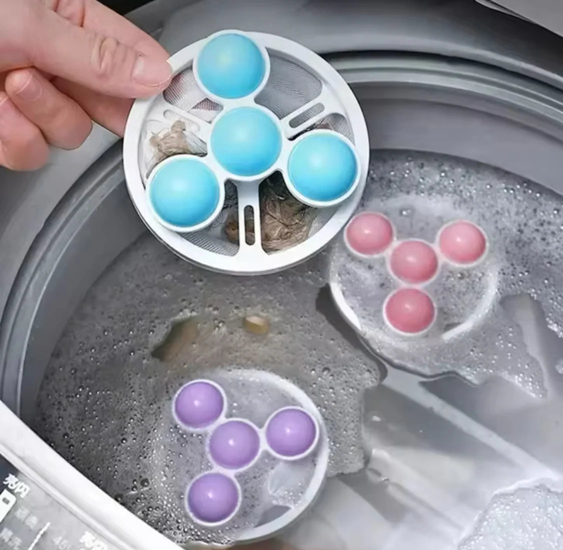 Reusable Washing Machine Pet Hair & Lint Remover