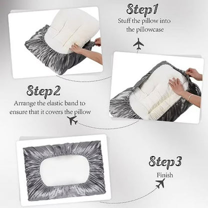 Premium Shine Silk Pillow Cover – Easy Fit