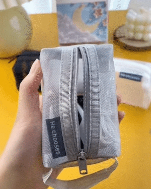 Portable Square Mesh Storage Bag