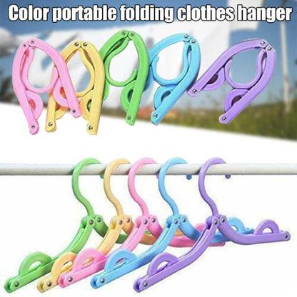 Foldable plastic Cloth Hanger