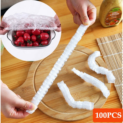 Re-Useable Food Cover Plastic Wrap Elastic