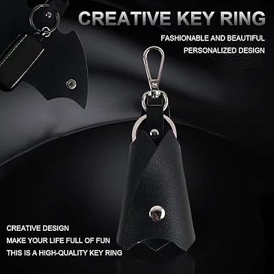 Premium Leather Batsman Keychain