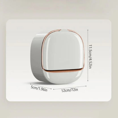 Wall mounted sticking soap dish