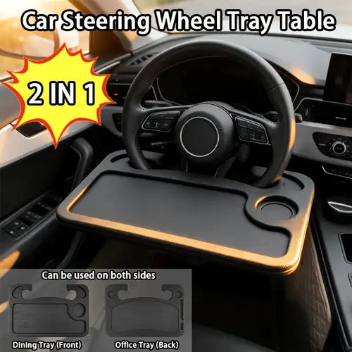 Portable Car Steering Wheel Table