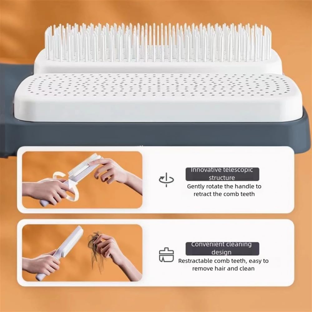 Self Cleaning Hair Brushes