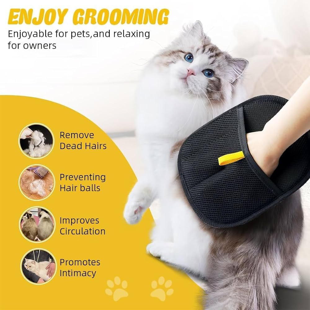 Pet Hair & Lint Remover Gloves