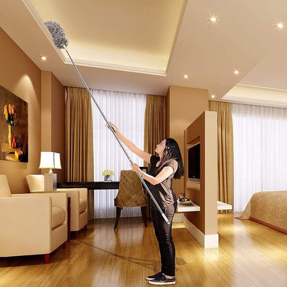 Flexible Grey Mop With Long Rod