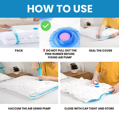Vacuum Storage Bags with Pump