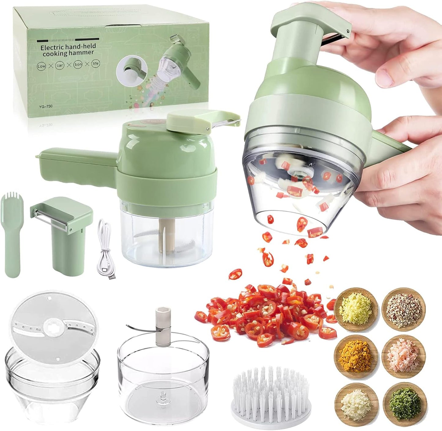 Electric Rechargeable Vegetable Cutter