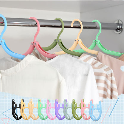 Foldable plastic Cloth Hanger