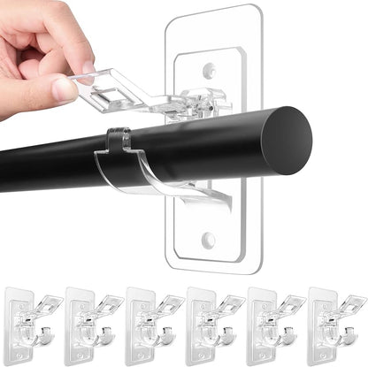 Curtain Rod Holder Hooks