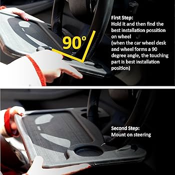Portable Car Steering Wheel Table