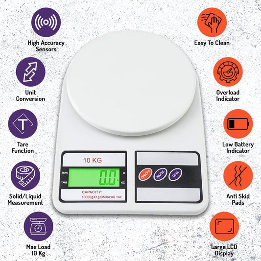10kg kitchen measuring scale