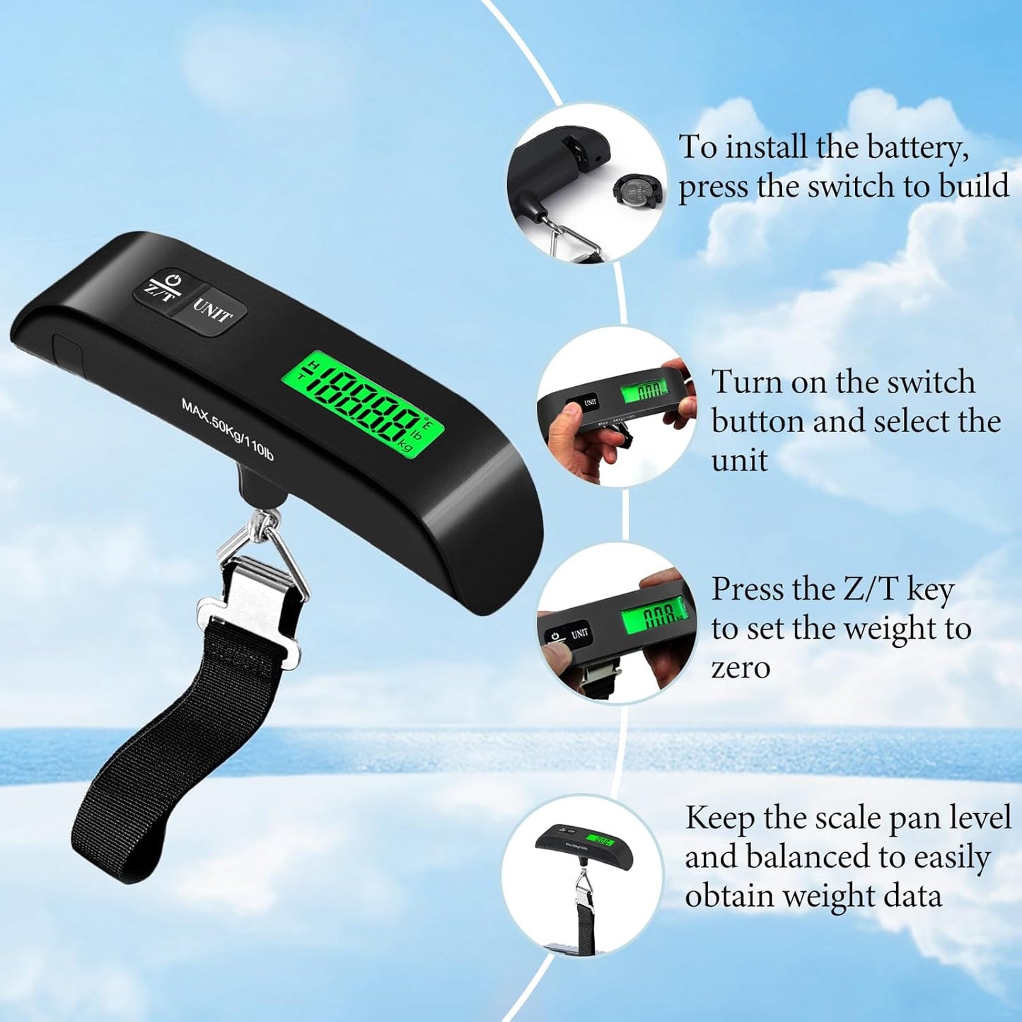 Portable Luggage Weight Scale