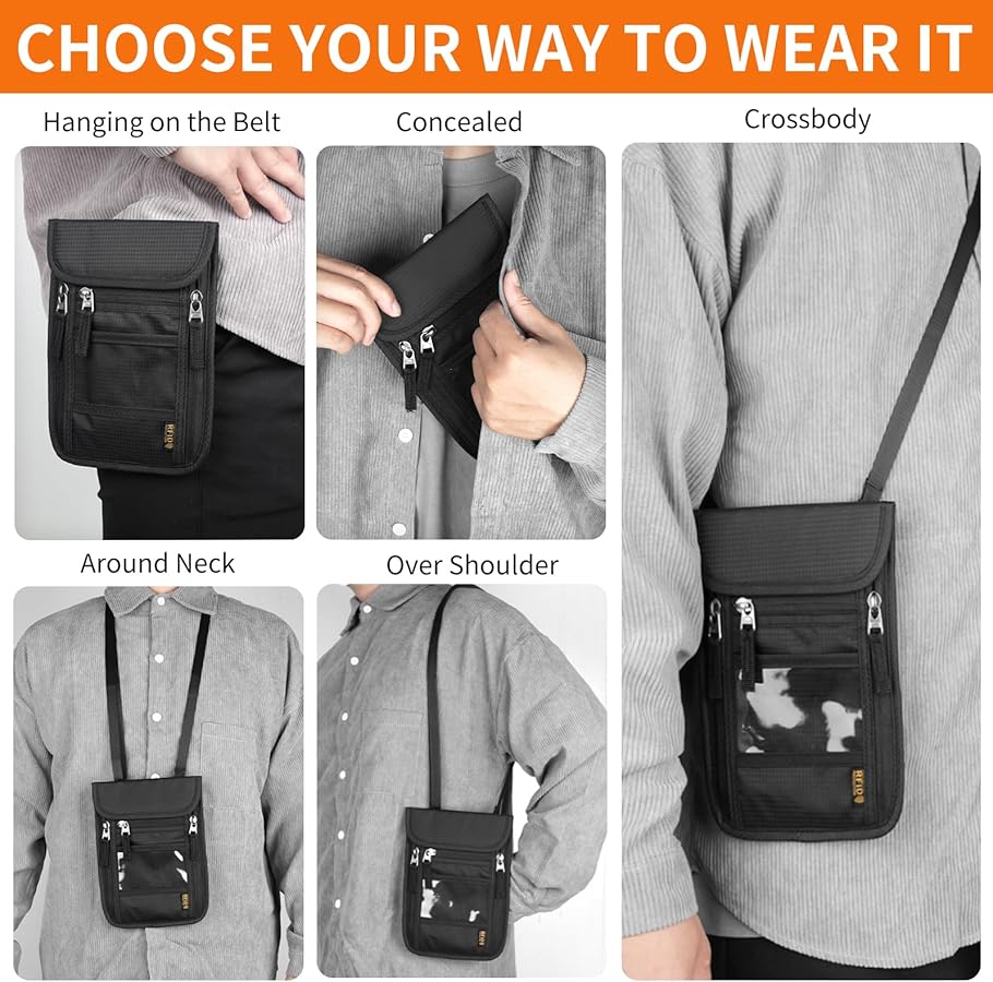 TravelGuard Passport Organizer Wallet