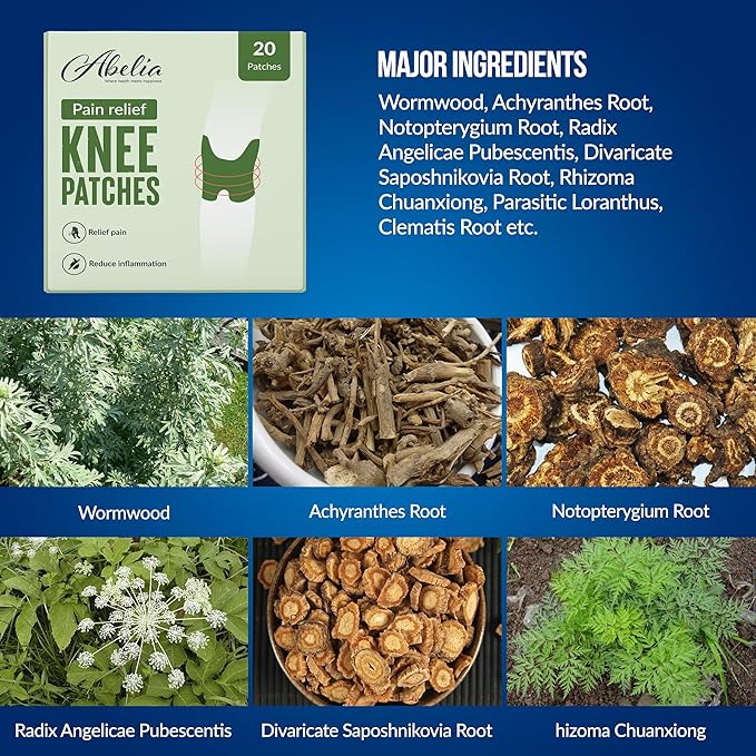 Herbal Pain Patches for Knees