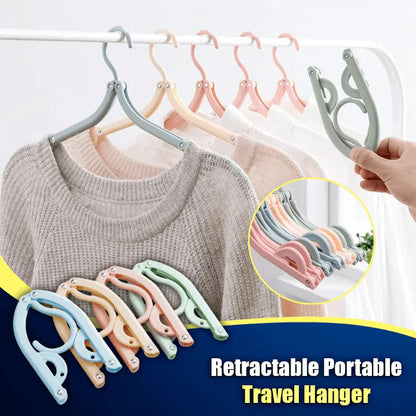 Foldable plastic Cloth Hanger