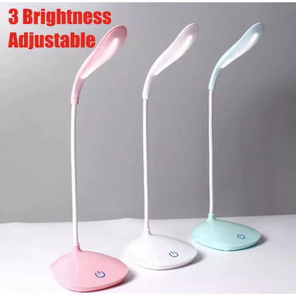 Portable Touch Control LED Desk Lamp – USB Rechargeable