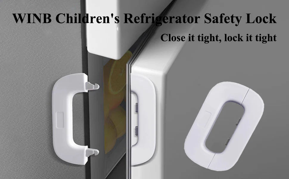 Multifunctional Fridge Door Drawer Lock Pack of 2