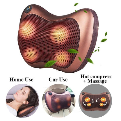 Electric Home & Neck Massage Pillow