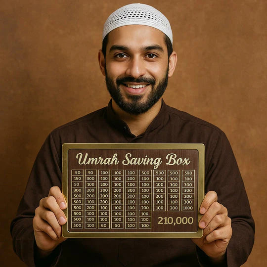 Umrah Saving Box Save- 210,000 For Umrah