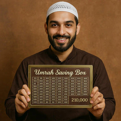 Umrah Saving Box Save- 210,000 For Umrah