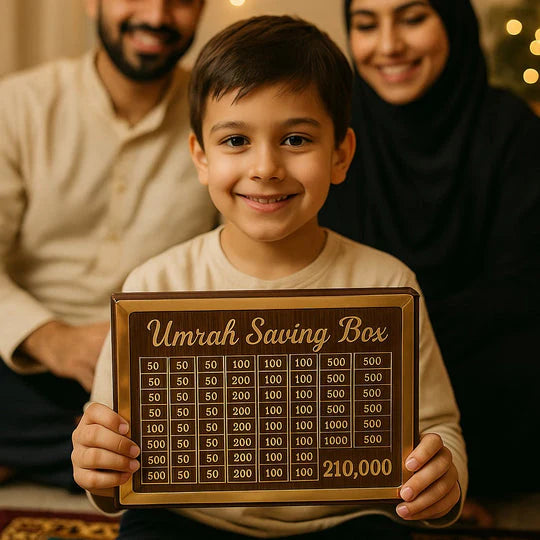 Umrah Saving Box Save- 210,000 For Umrah