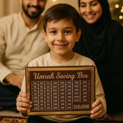 Umrah Saving Box Save- 210,000 For Umrah
