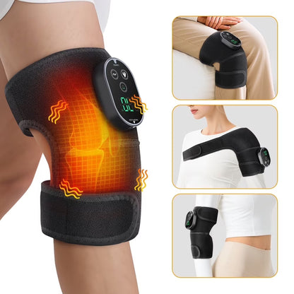 Recharable Knee Massager & Heat Support Belt
