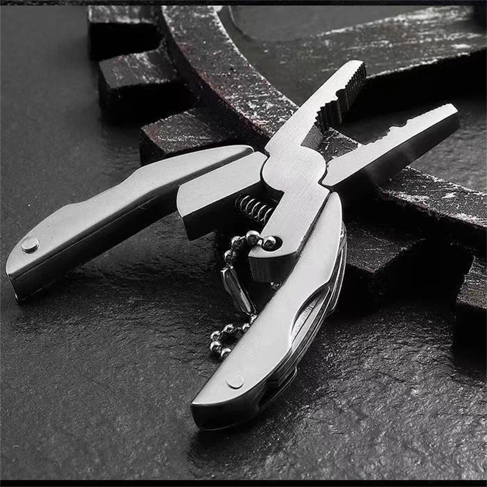 7 in 1 Stainless Steel Key Chain Pliers