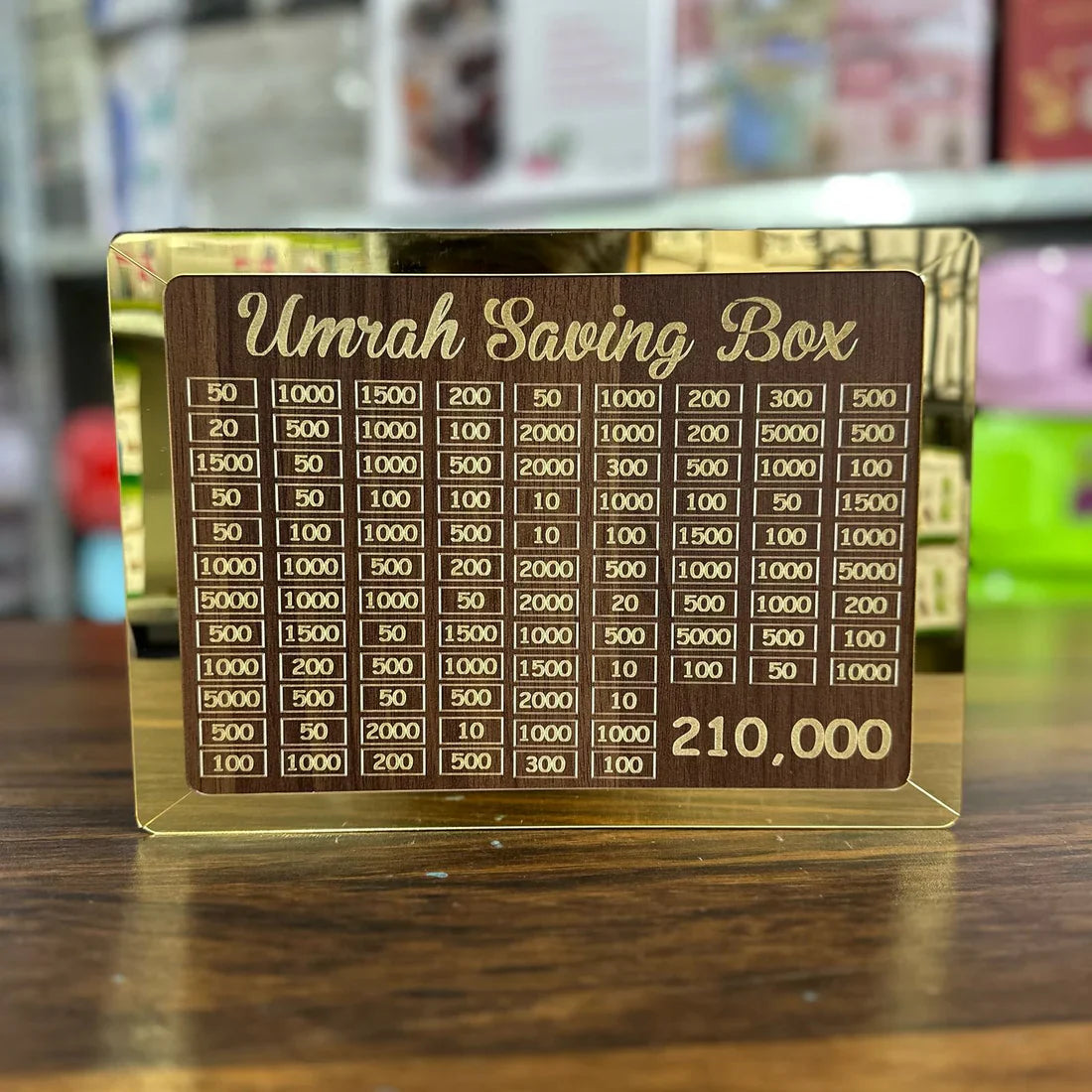 Umrah Saving Box Save- 210,000 For Umrah