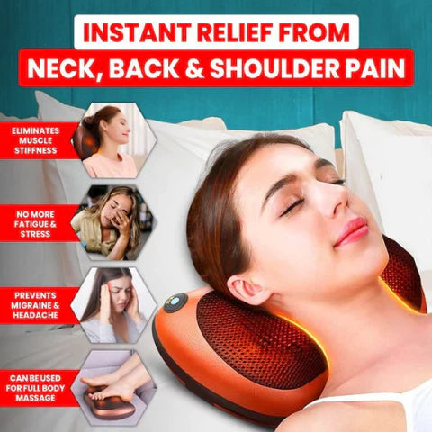 Electric Home & Neck Massage Pillow