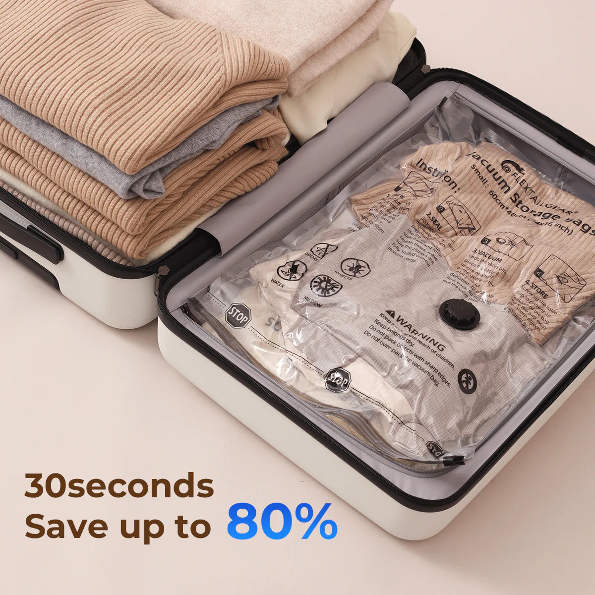 Vacuum Storage Bags with Pump