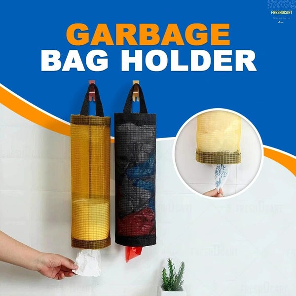 Hanging Mesh Plastic Bag Organizer, Pack of 3