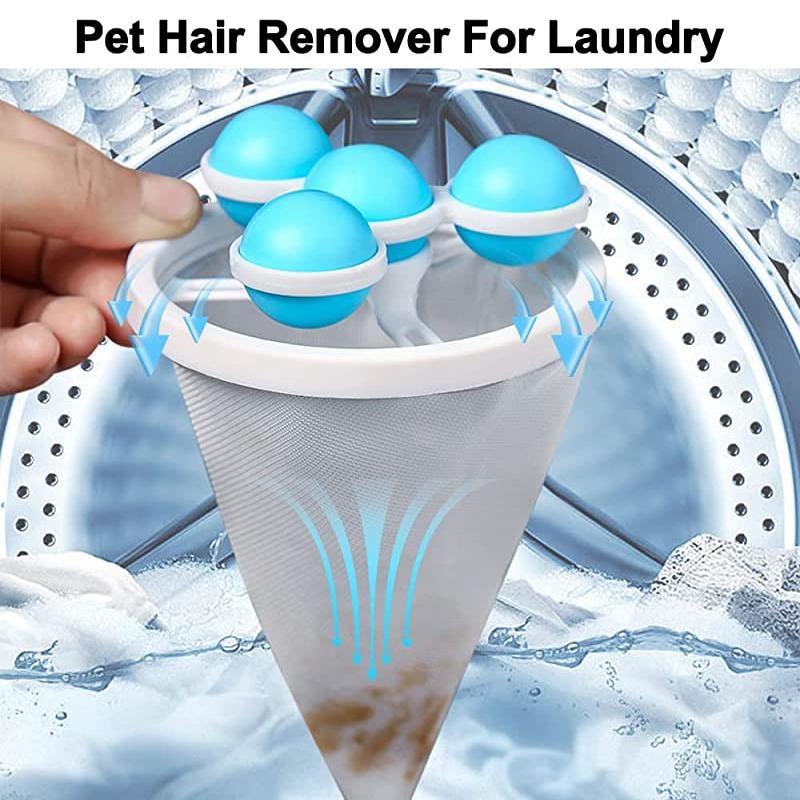 Reusable Washing Machine Pet Hair & Lint Remover
