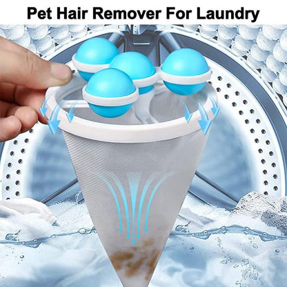 Reusable Washing Machine Pet Hair & Lint Remover