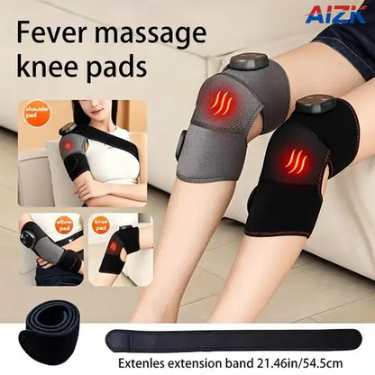 Recharable Knee Massager & Heat Support Belt