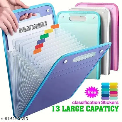 Multi-Layer Expanding Document Organizer Bag